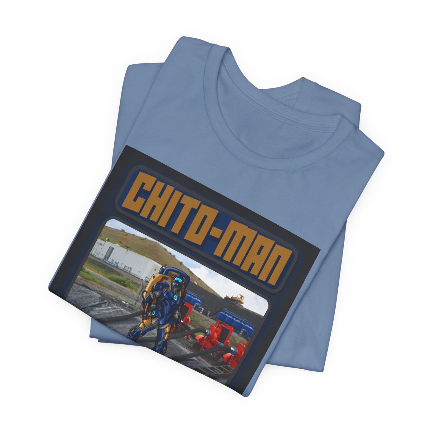 Chito-Man Trading Card Graphic Tee - Unisex Jersey Short Sleeve Shirt for Fans of Adventure and Training