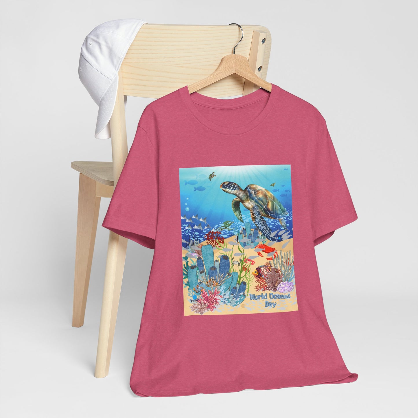 Sea Turtle Ocean Conservation Tee — World Oceans Day Graphic T-Shirt