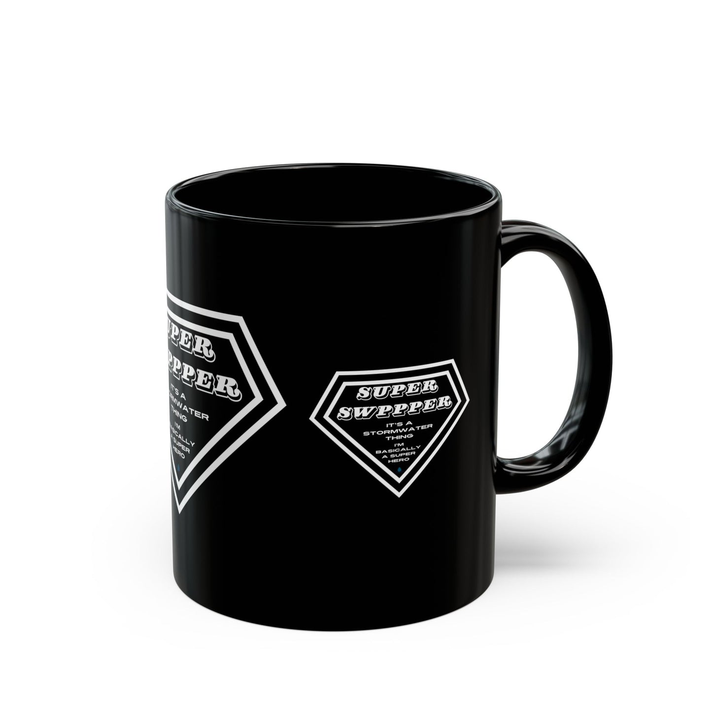 SUPER SWPPPER - Coffee Mug Black