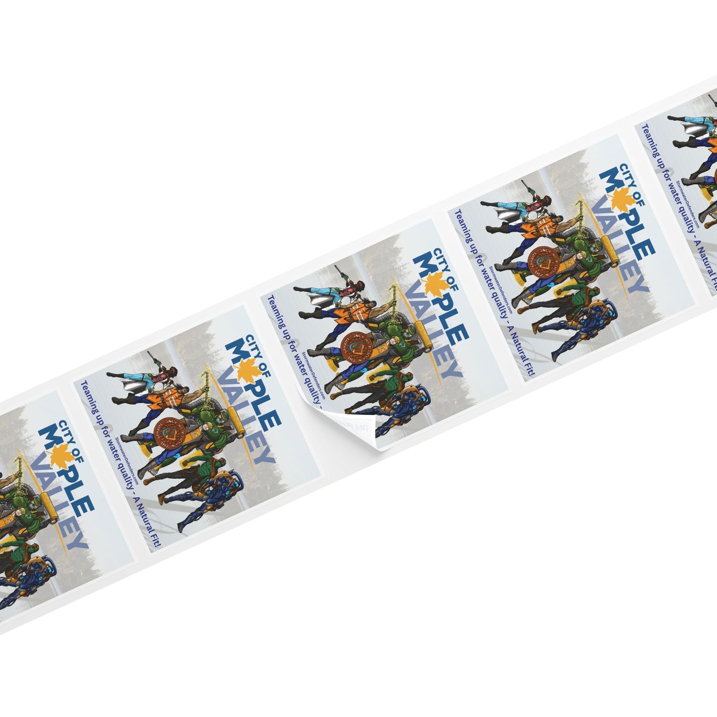 City of Maple Valley Stormwater Defenders (G) Sticker Roll