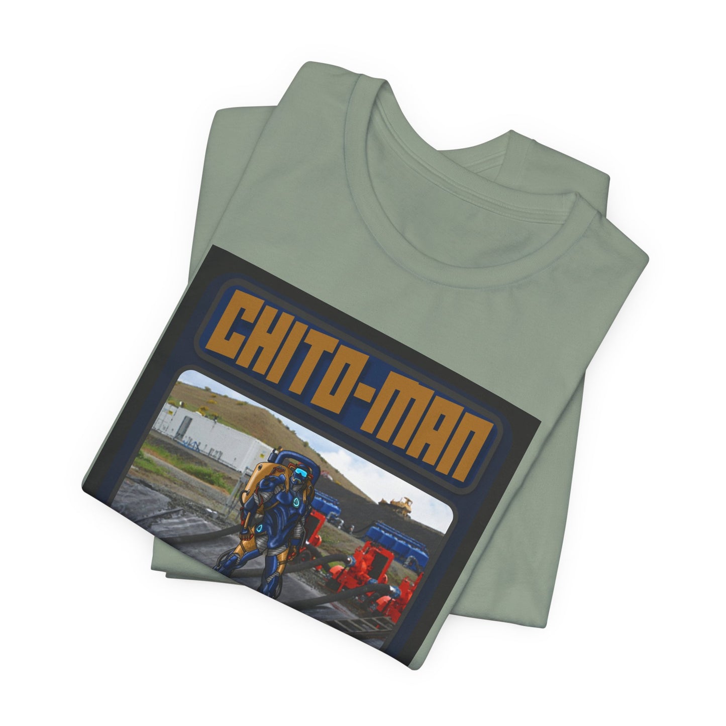Chito-Man Trading Card Graphic Tee - Unisex Jersey Short Sleeve Shirt for Fans of Adventure and Training