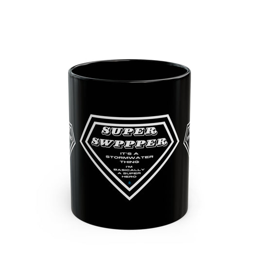 SUPER SWPPPER - Coffee Mug Black
