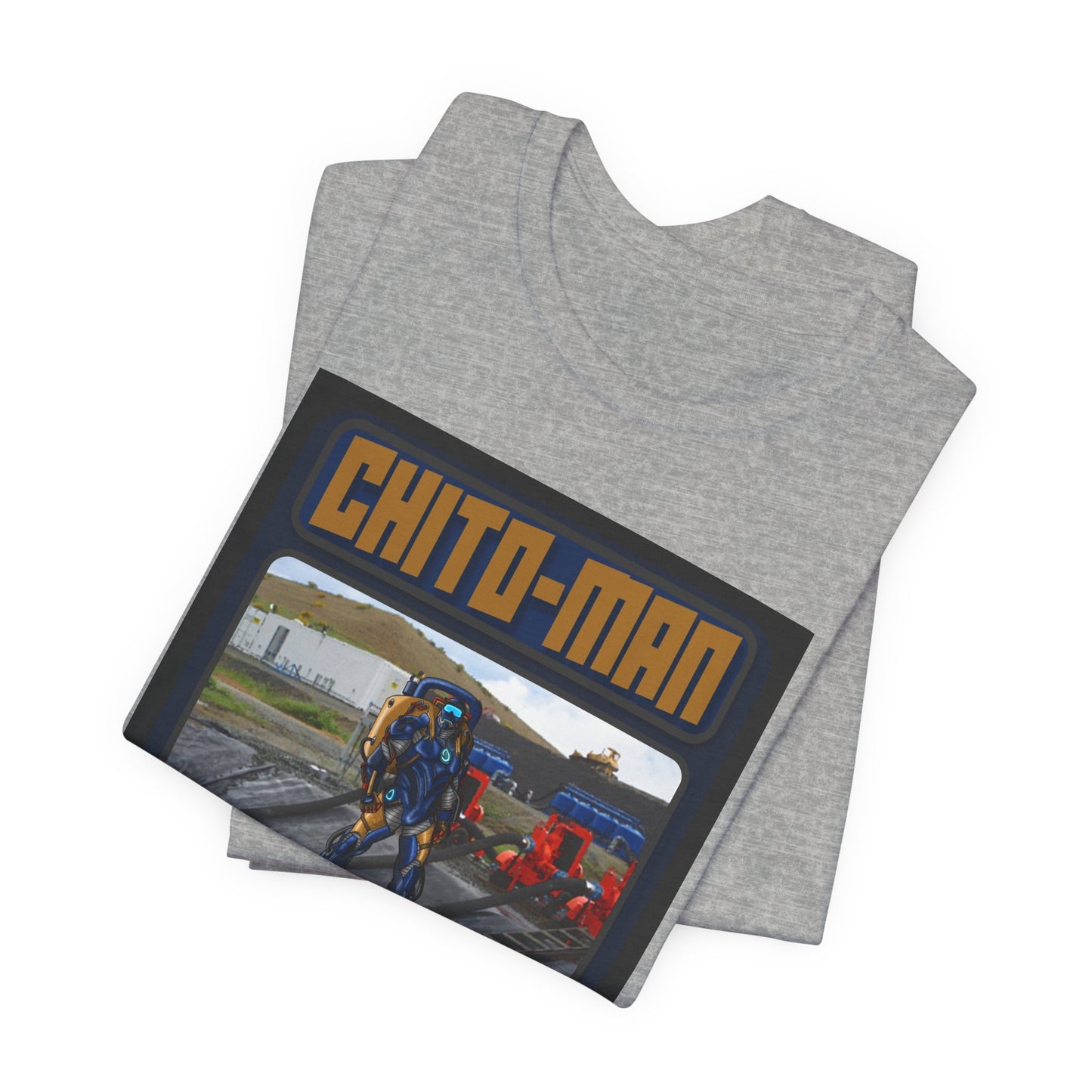 Chito-Man Trading Card Graphic Tee - Unisex Jersey Short Sleeve Shirt for Fans of Adventure and Training