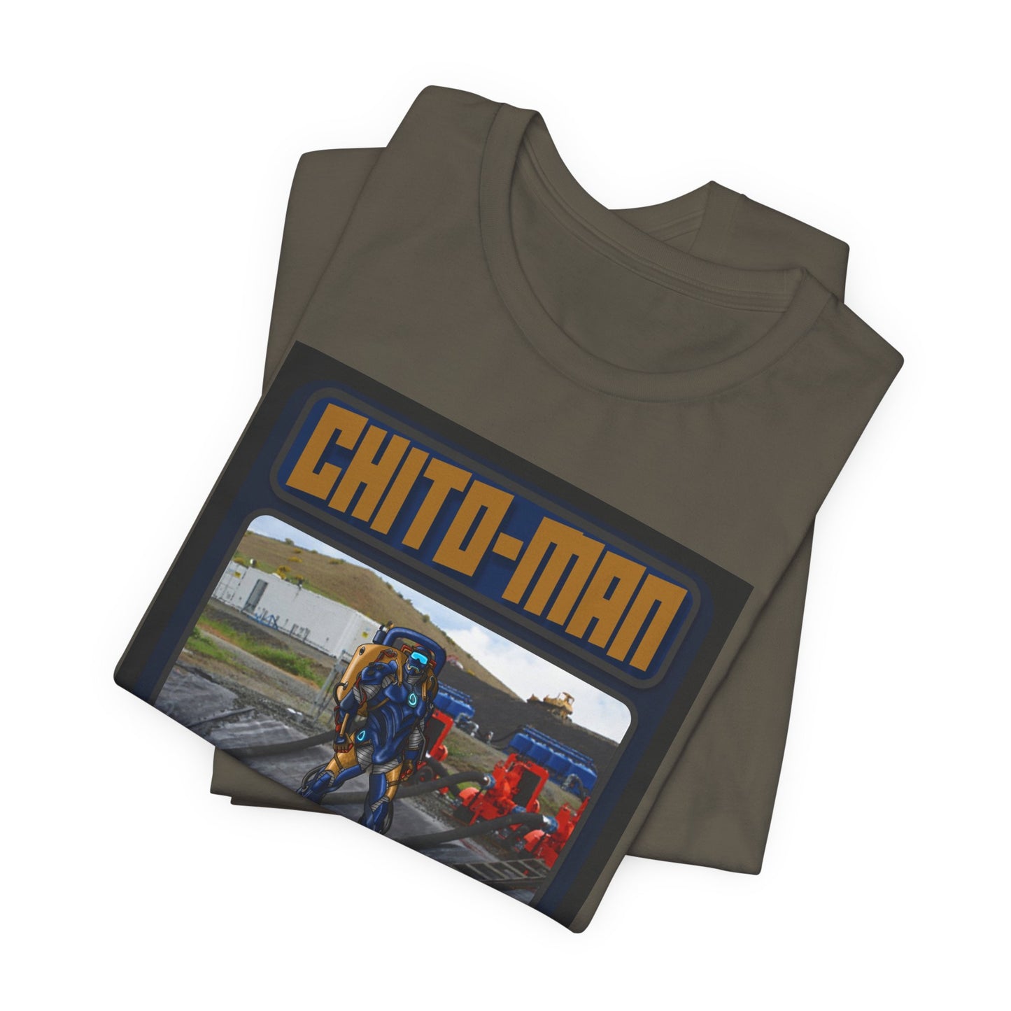 Chito-Man Trading Card Graphic Tee - Unisex Jersey Short Sleeve Shirt for Fans of Adventure and Training