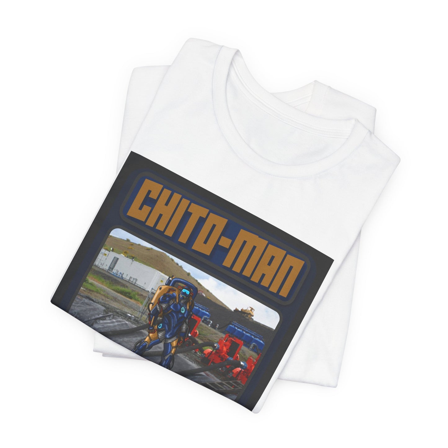 Chito-Man Trading Card Graphic Tee - Unisex Jersey Short Sleeve Shirt for Fans of Adventure and Training