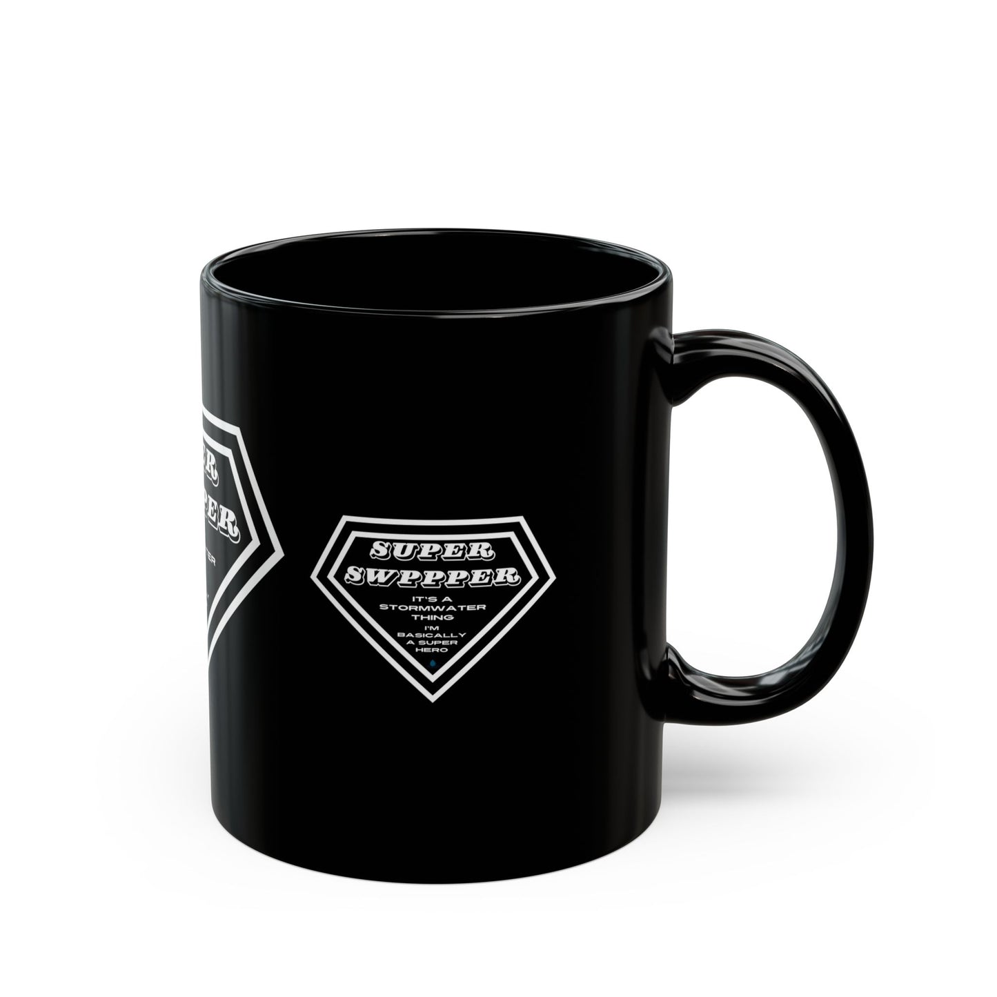 SUPER SWPPPER - Coffee Mug Black
