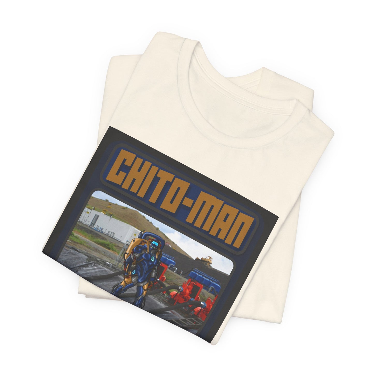 Chito-Man Trading Card Graphic Tee - Unisex Jersey Short Sleeve Shirt for Fans of Adventure and Training
