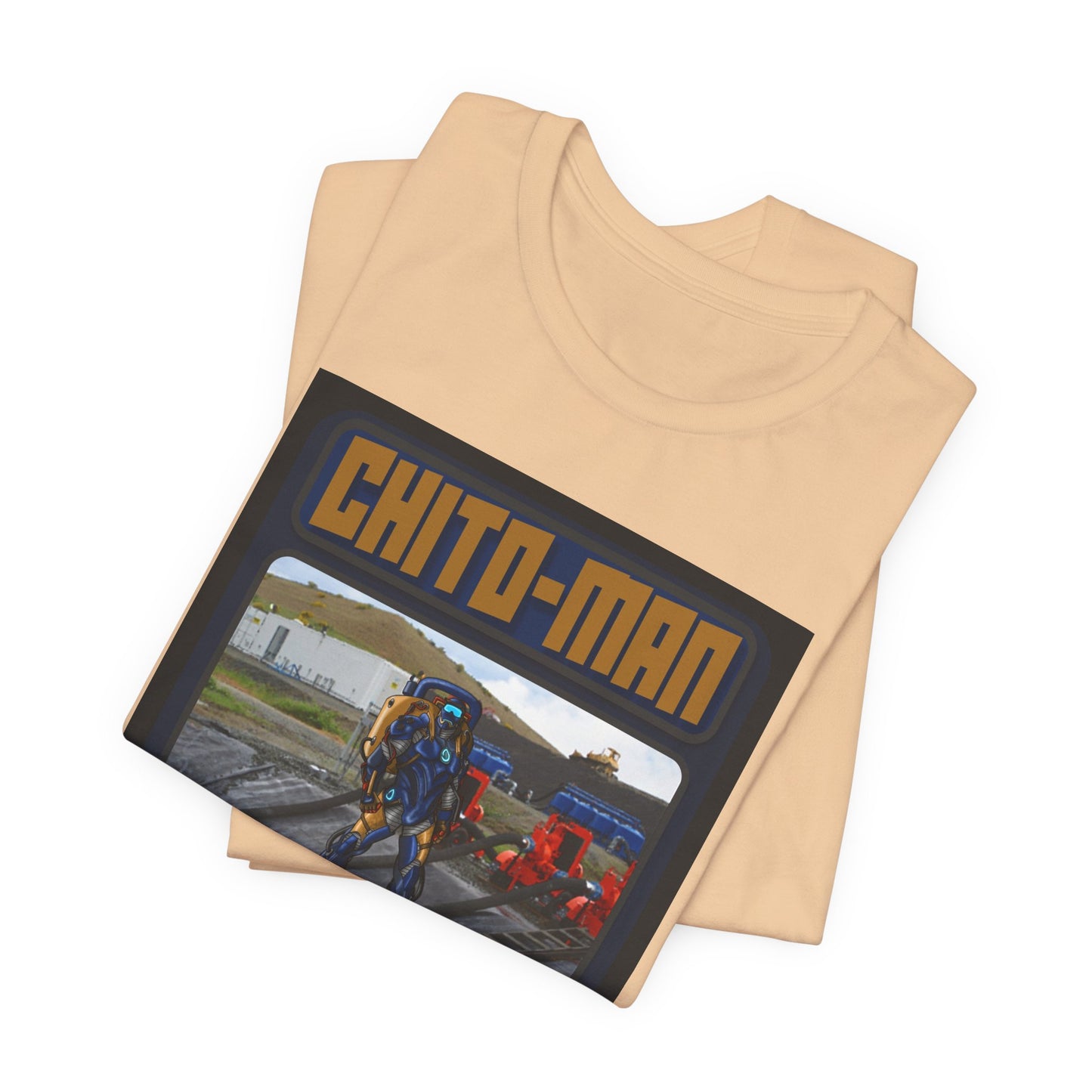 Chito-Man Trading Card Graphic Tee - Unisex Jersey Short Sleeve Shirt for Fans of Adventure and Training