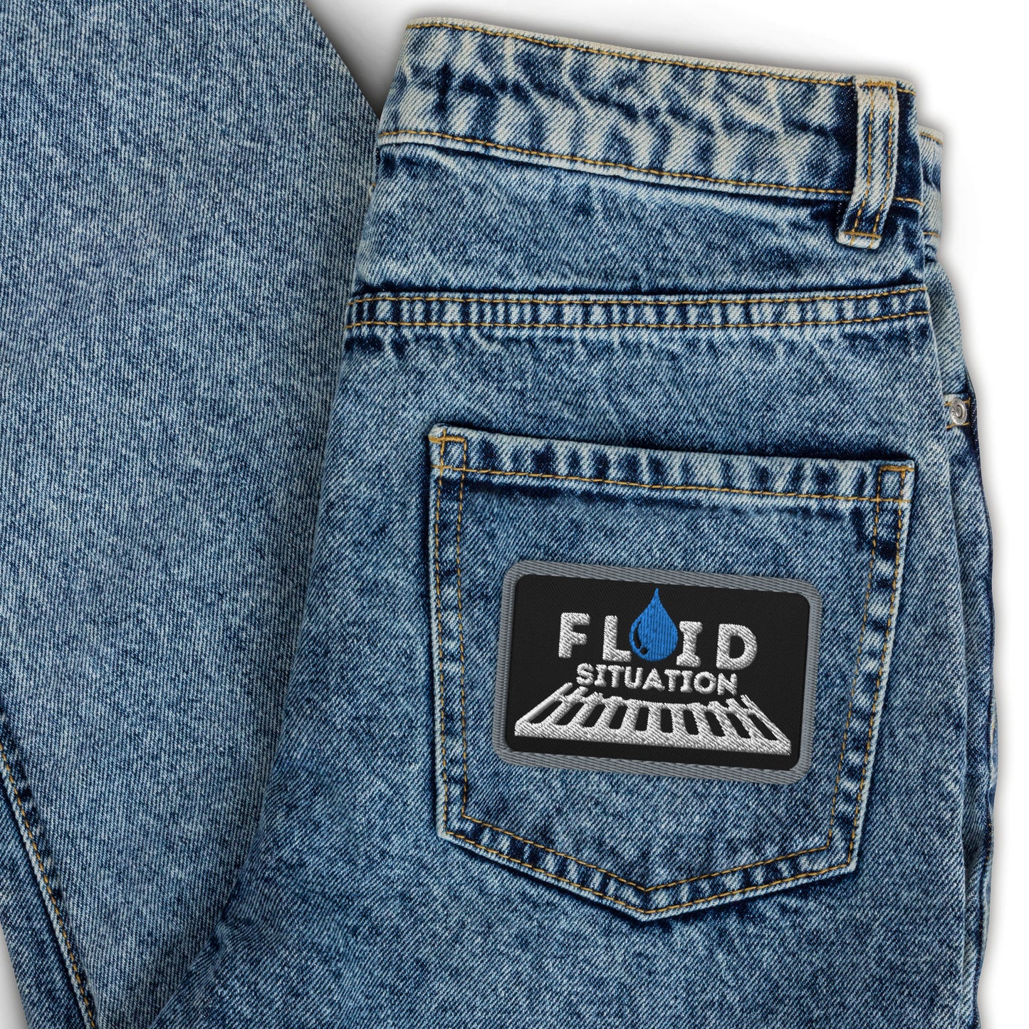 Fluid Situation Embroidered patch