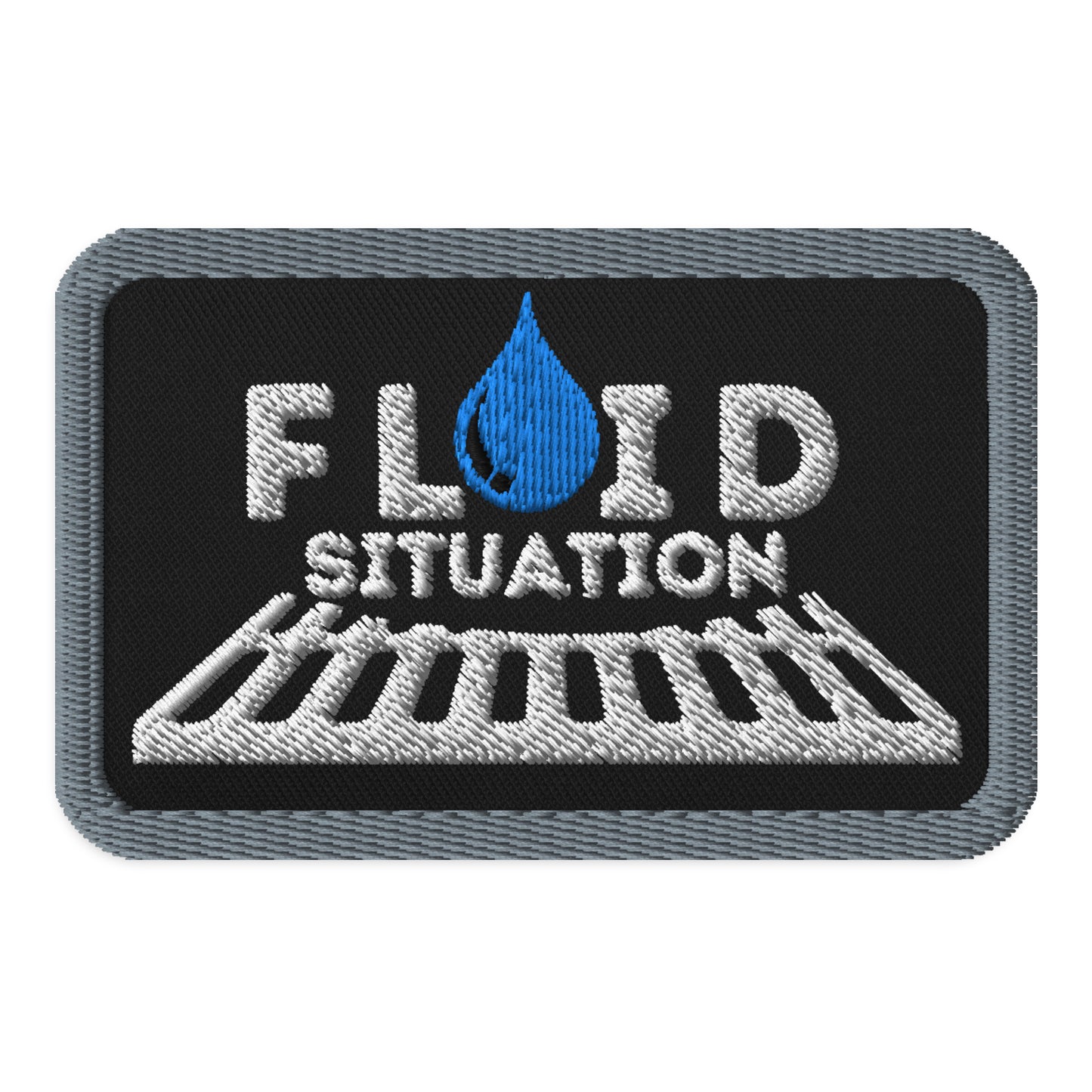 Fluid Situation Embroidered patch