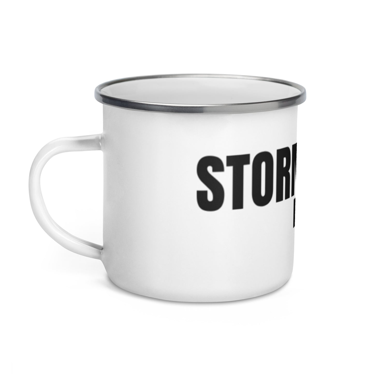 Stormwater is one Word (B) - Enamel Mug