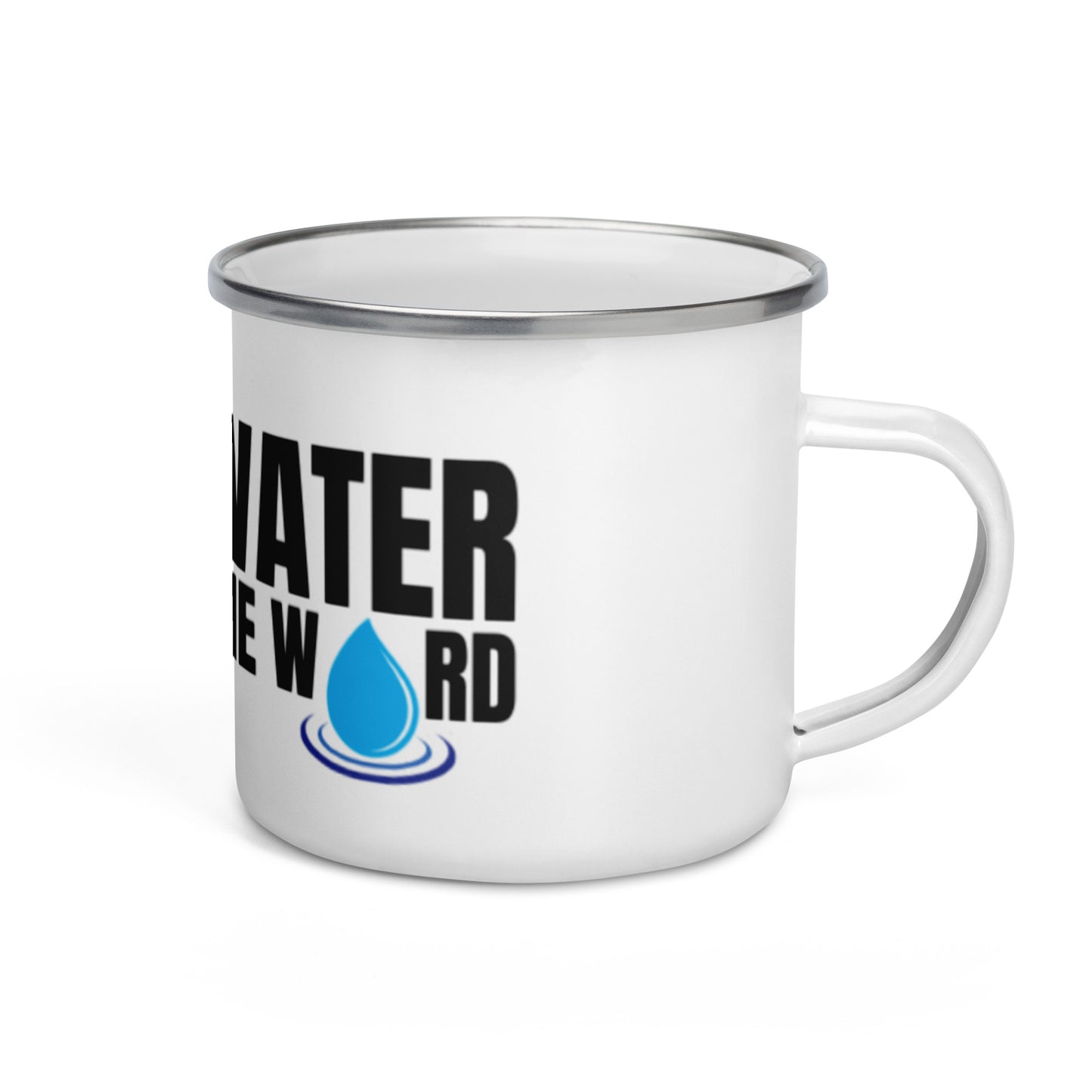 Stormwater is one Word (B) - Enamel Mug