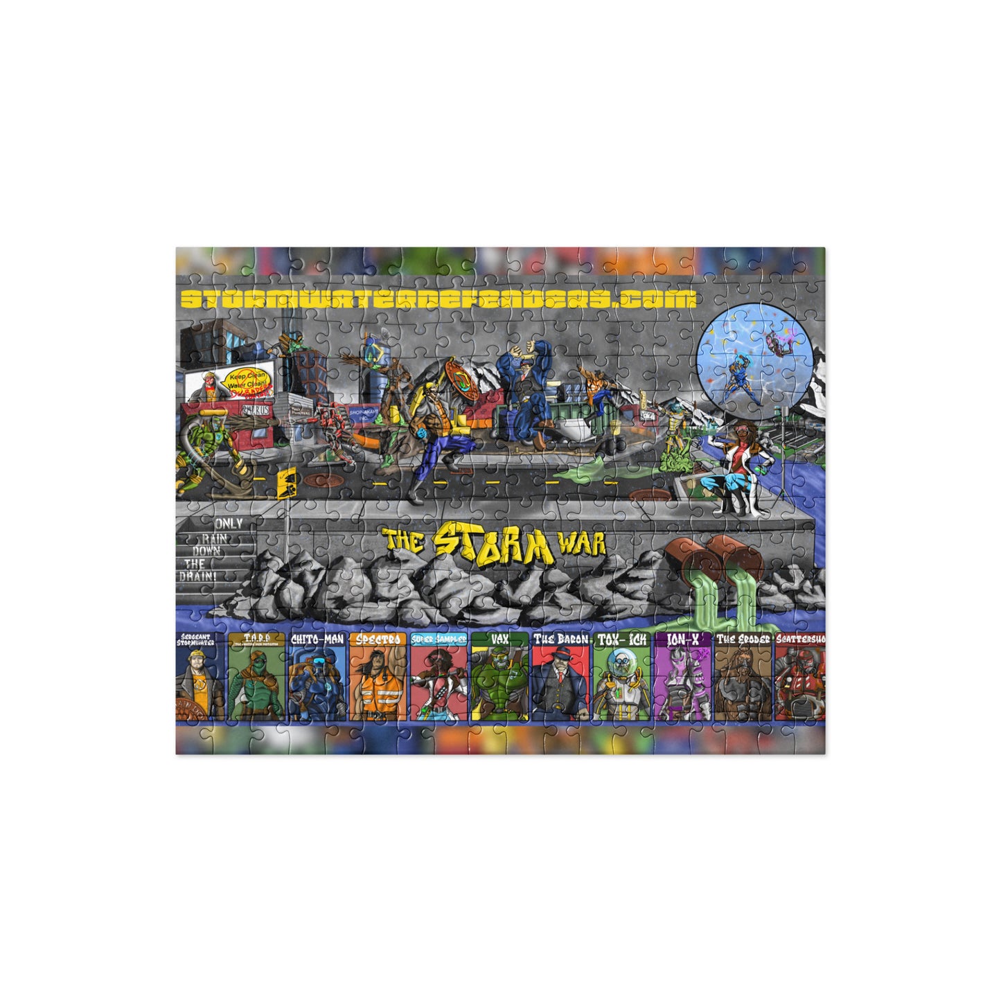 Stormwater Defenders "Storm War" Jigsaw puzzle - 252 pc