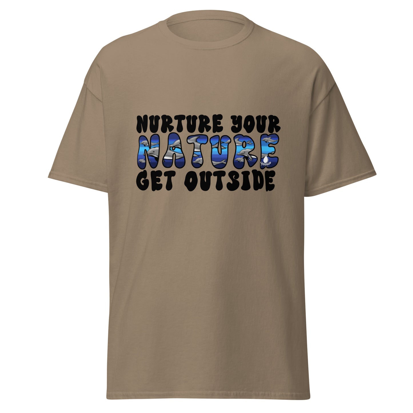 Nurture Your Nature (dolphins) - Men's classic tee