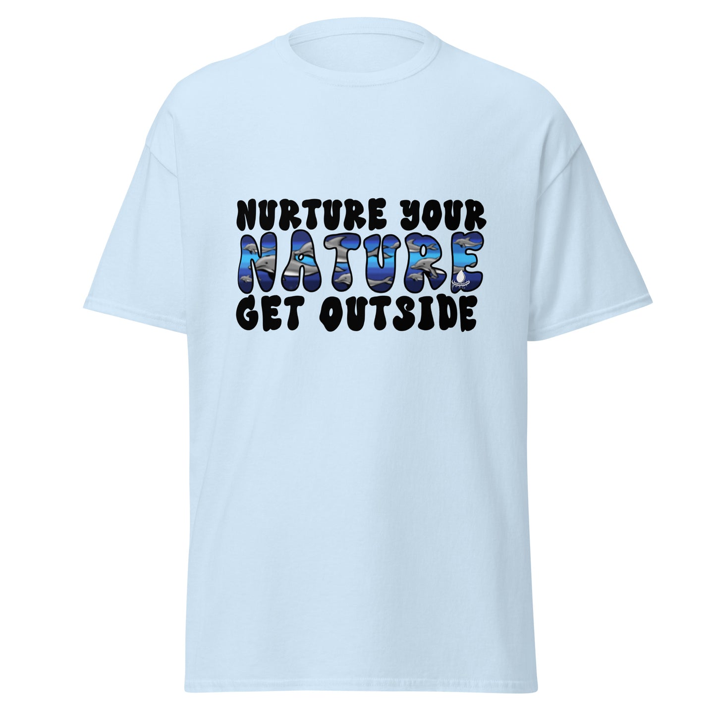 Nurture Your Nature (dolphins) - Men's classic tee