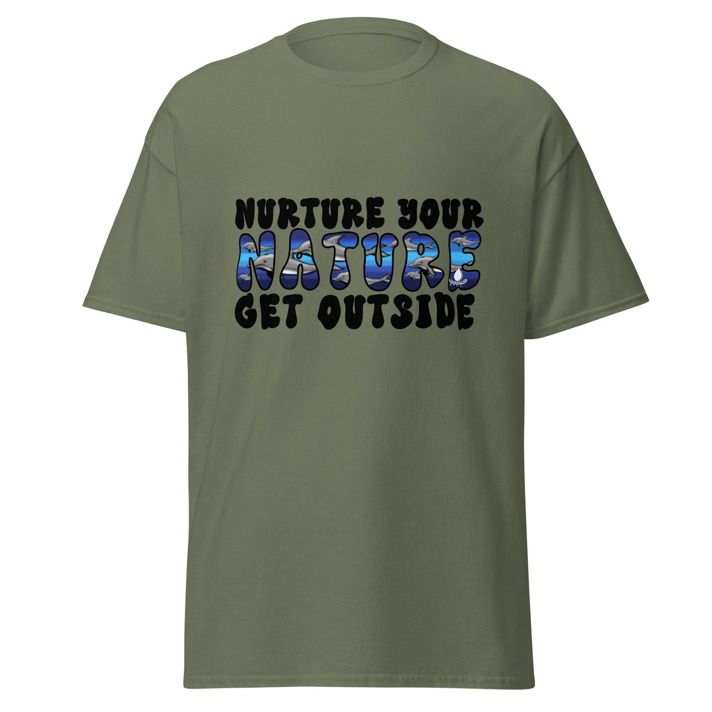 Nurture Your Nature (dolphins) - Men's classic tee