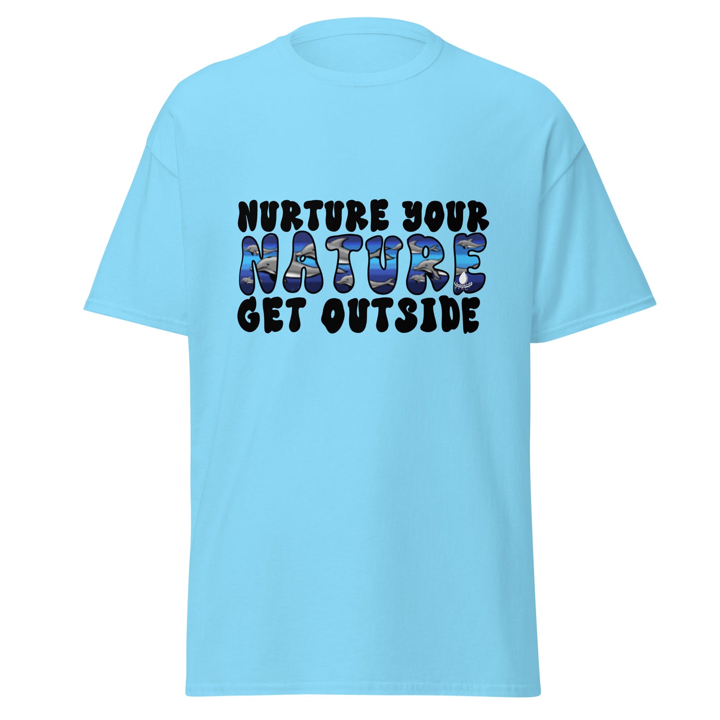 Nurture Your Nature (dolphins) - Men's classic tee