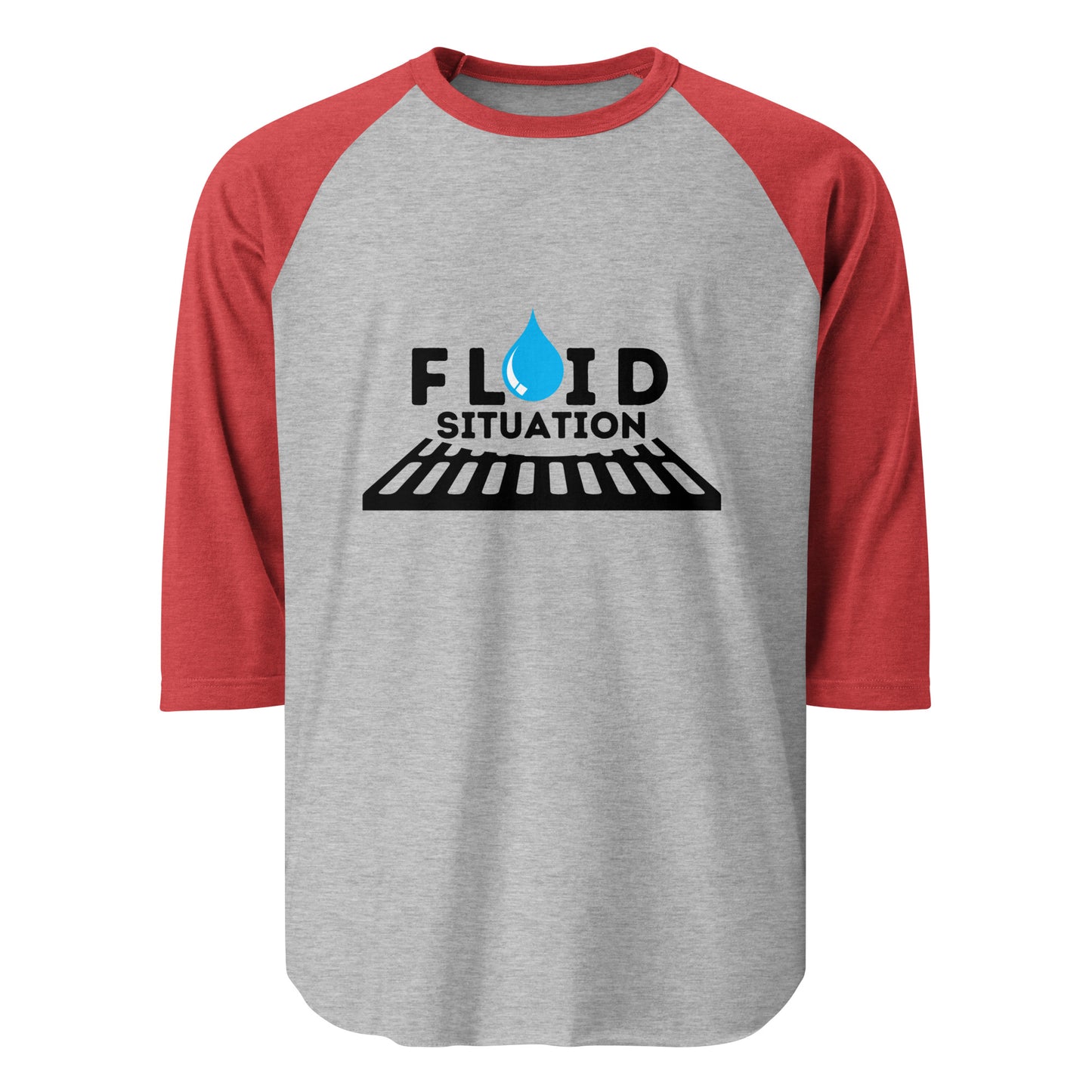 Fluid Situation - 3/4 sleeve raglan shirt