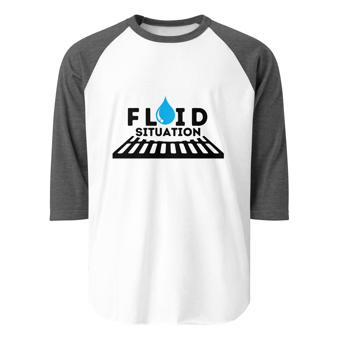 Fluid Situation - 3/4 sleeve raglan shirt