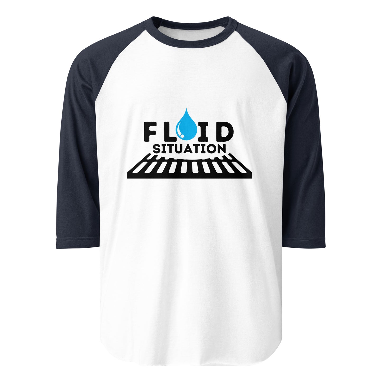 Fluid Situation - 3/4 sleeve raglan shirt
