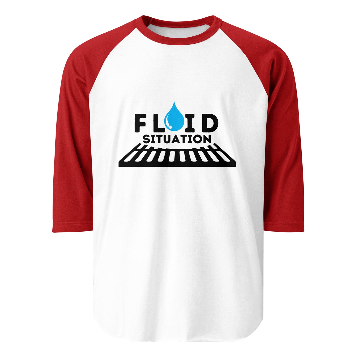 Fluid Situation - 3/4 sleeve raglan shirt