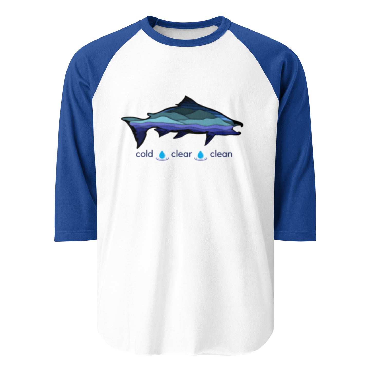 Cold Clear Clean - 3/4 sleeve raglan shirt
