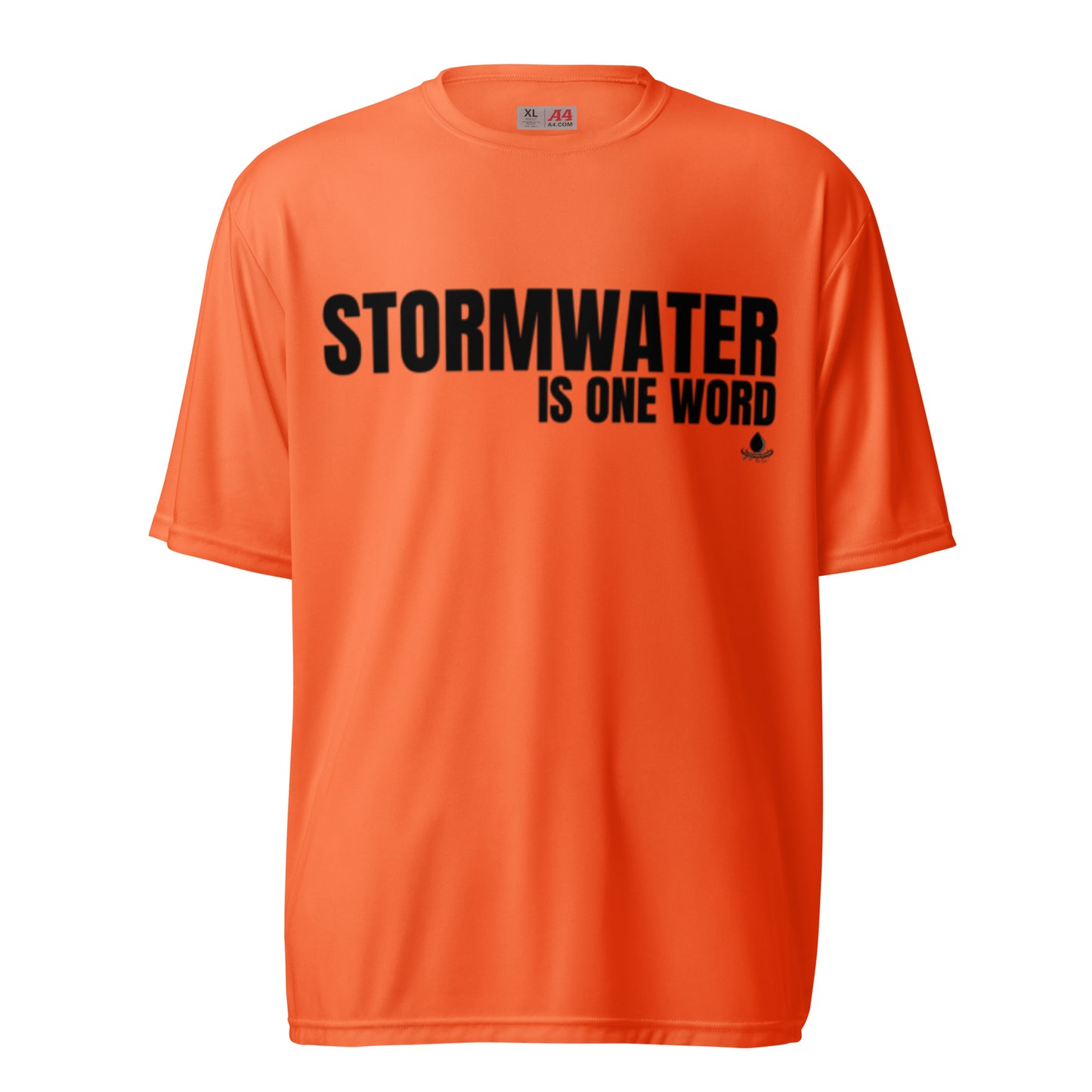 Stormwater is One Word - Unisex performance crew neck t-shirt