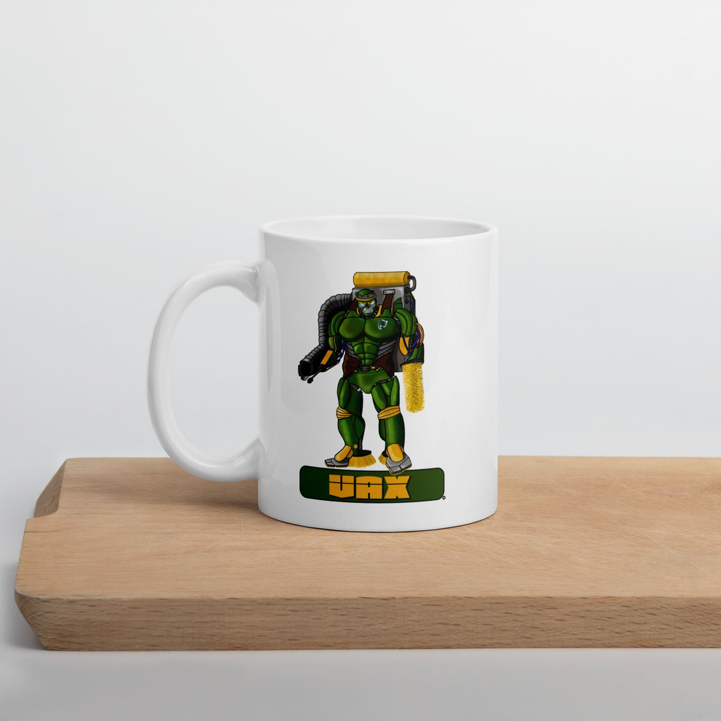 Stormwater Defenders: Vax - White glossy mug