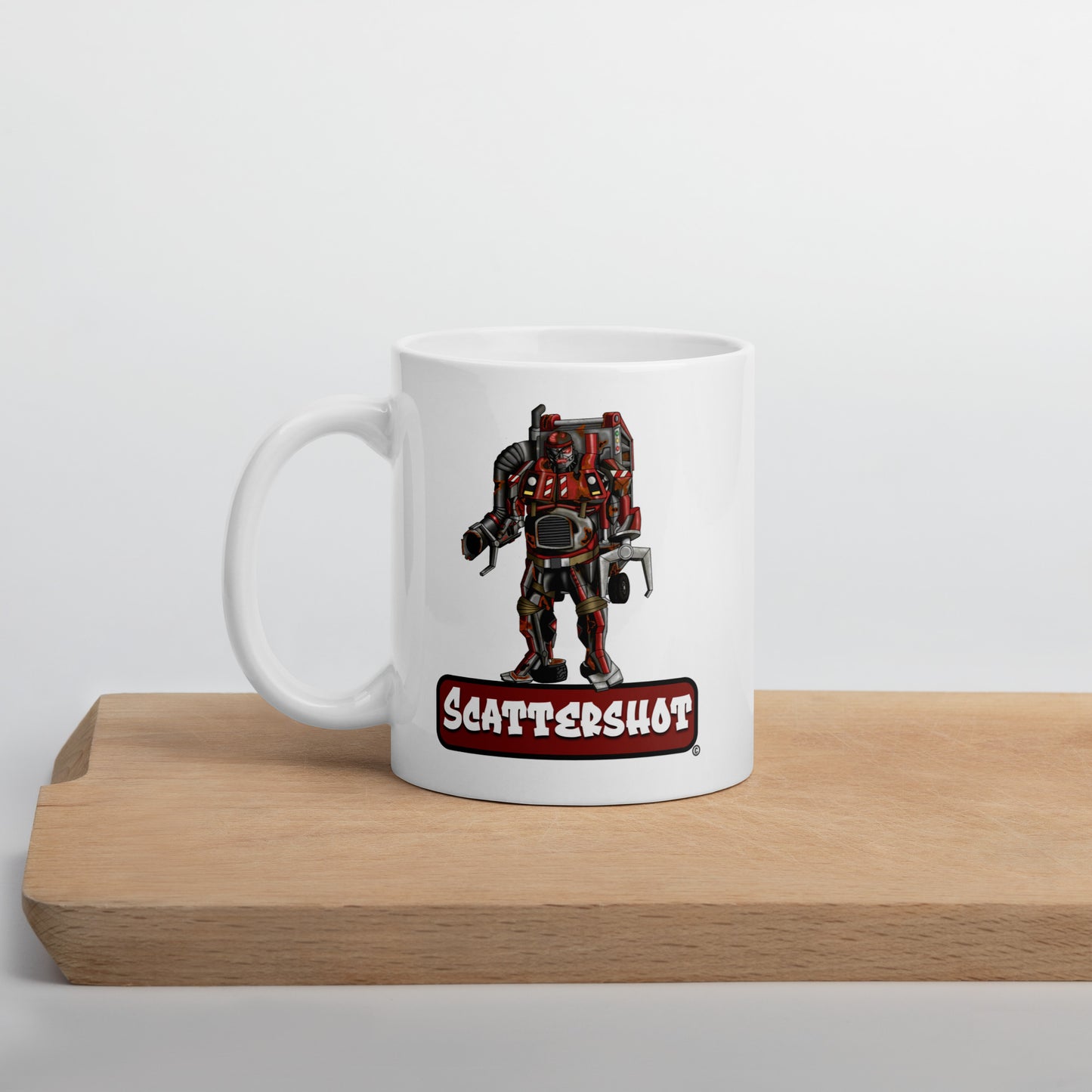 Degraders: Scattershot - White glossy mug