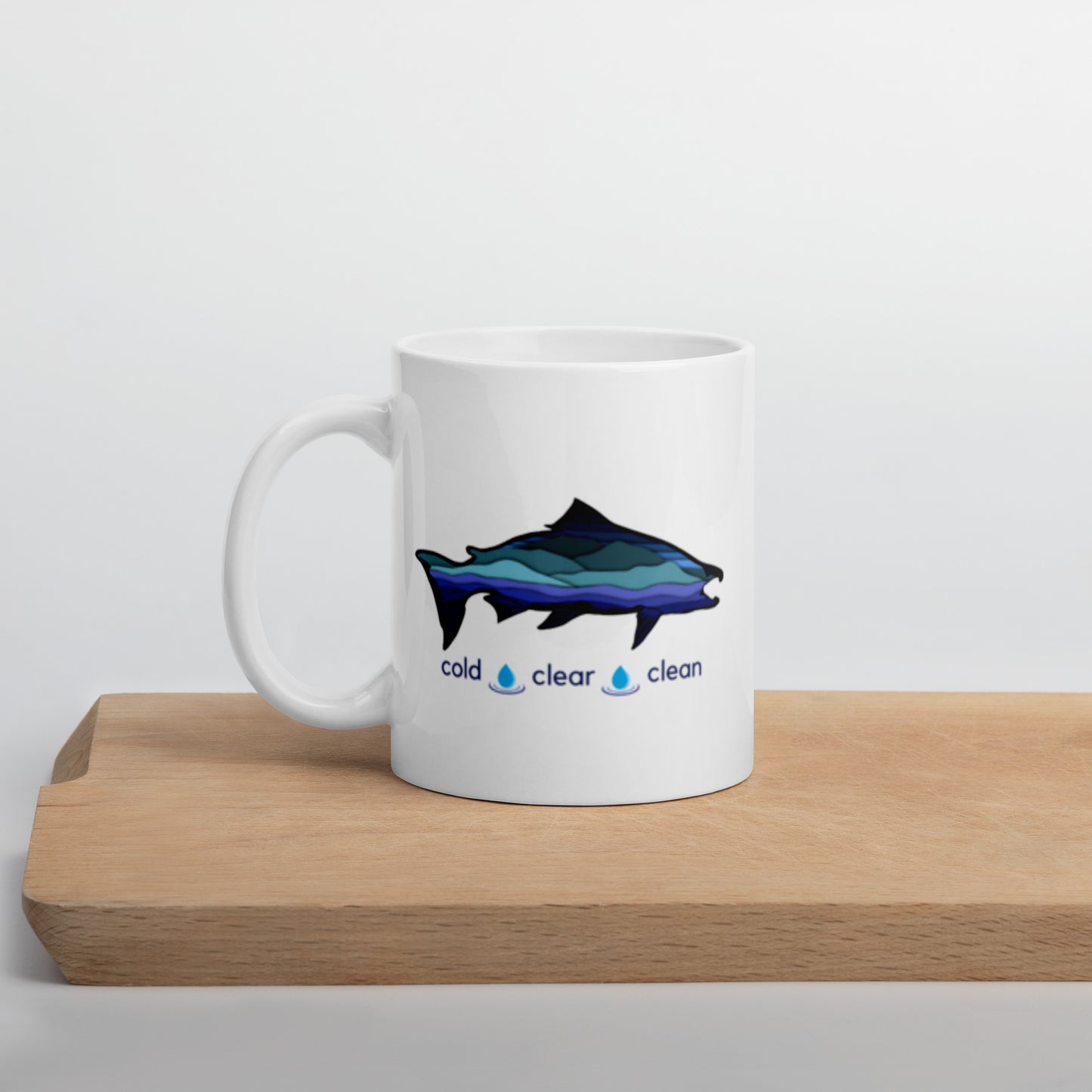 Cold Clear Clean - White glossy mug