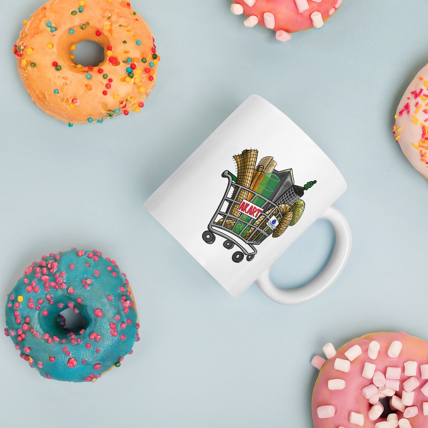 AKART - White glossy mug