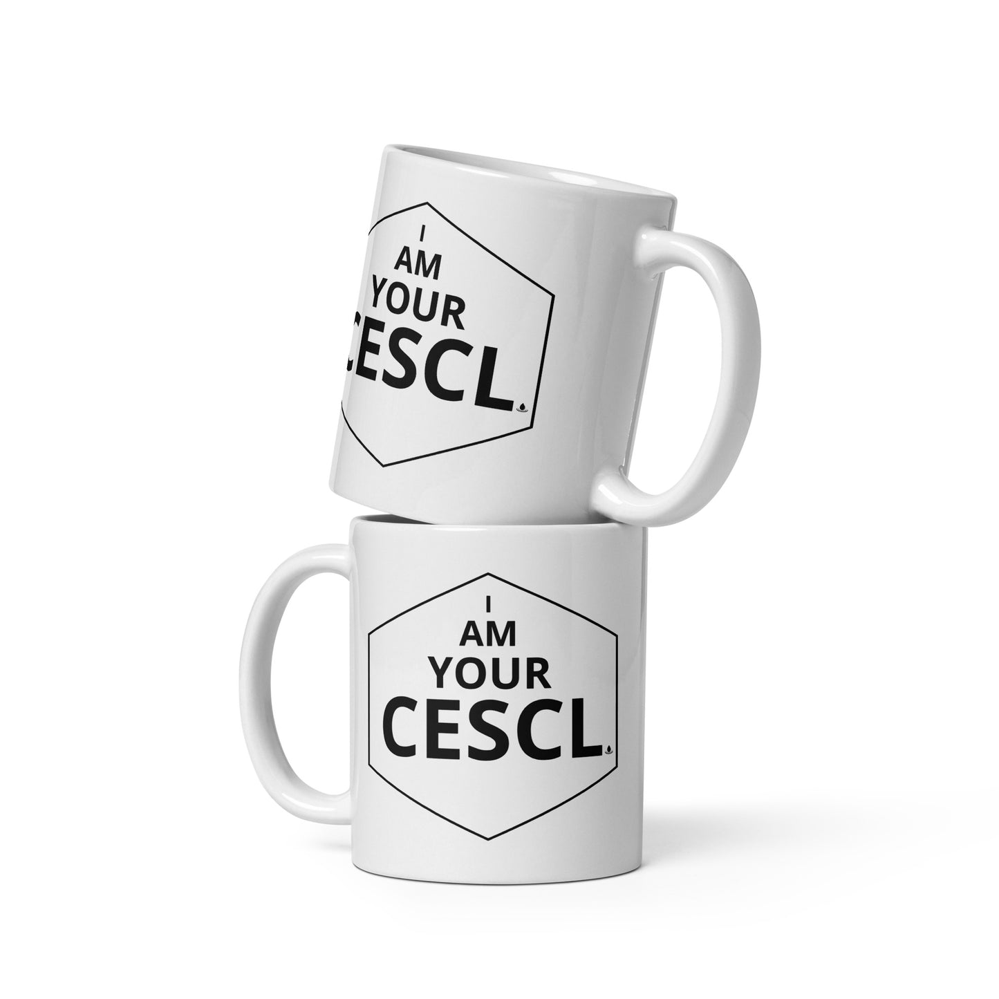 I AM YOUR CESCL - White glossy mug