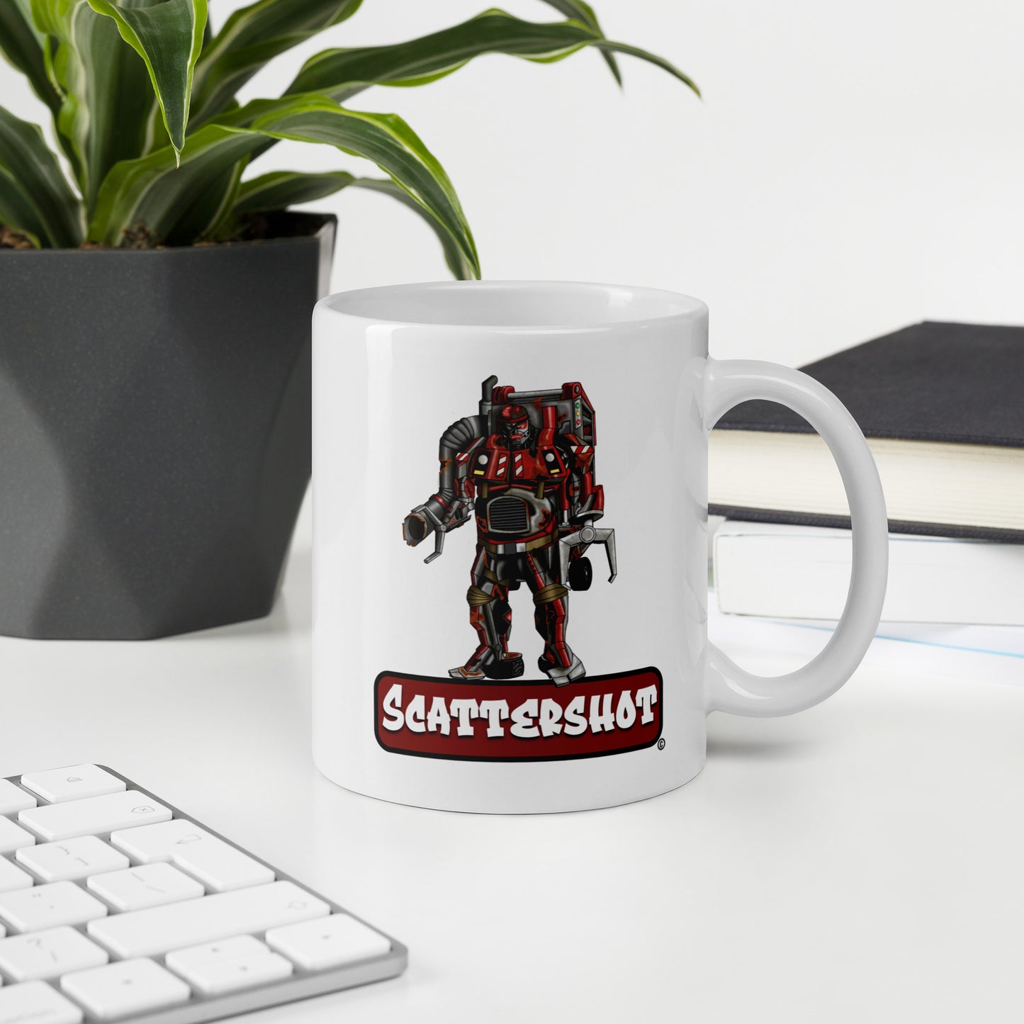 Degraders: Scattershot - White glossy mug