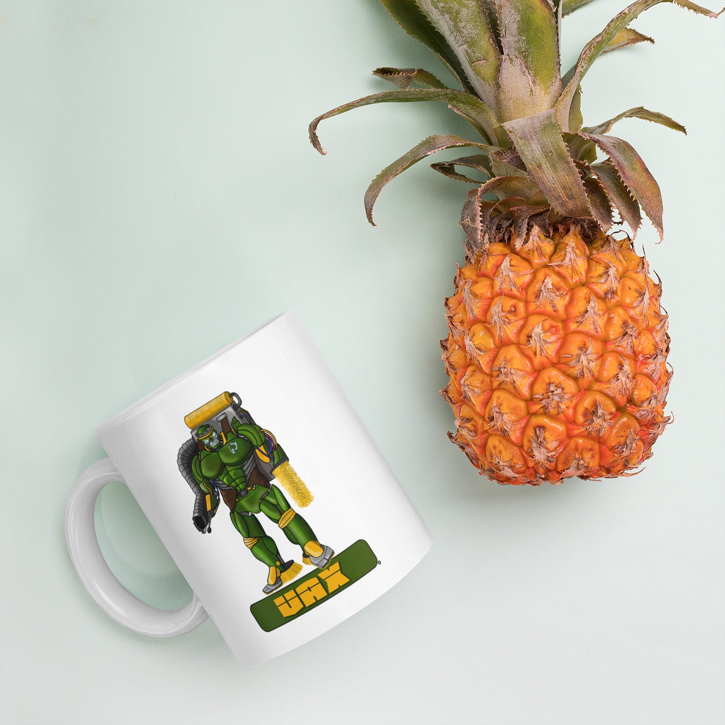 Stormwater Defenders: Vax - White glossy mug
