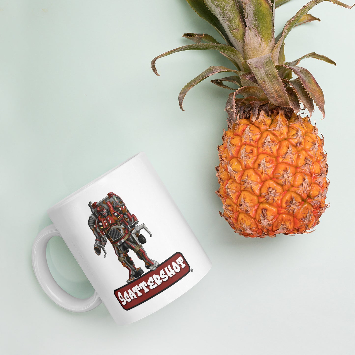 Degraders: Scattershot - White glossy mug