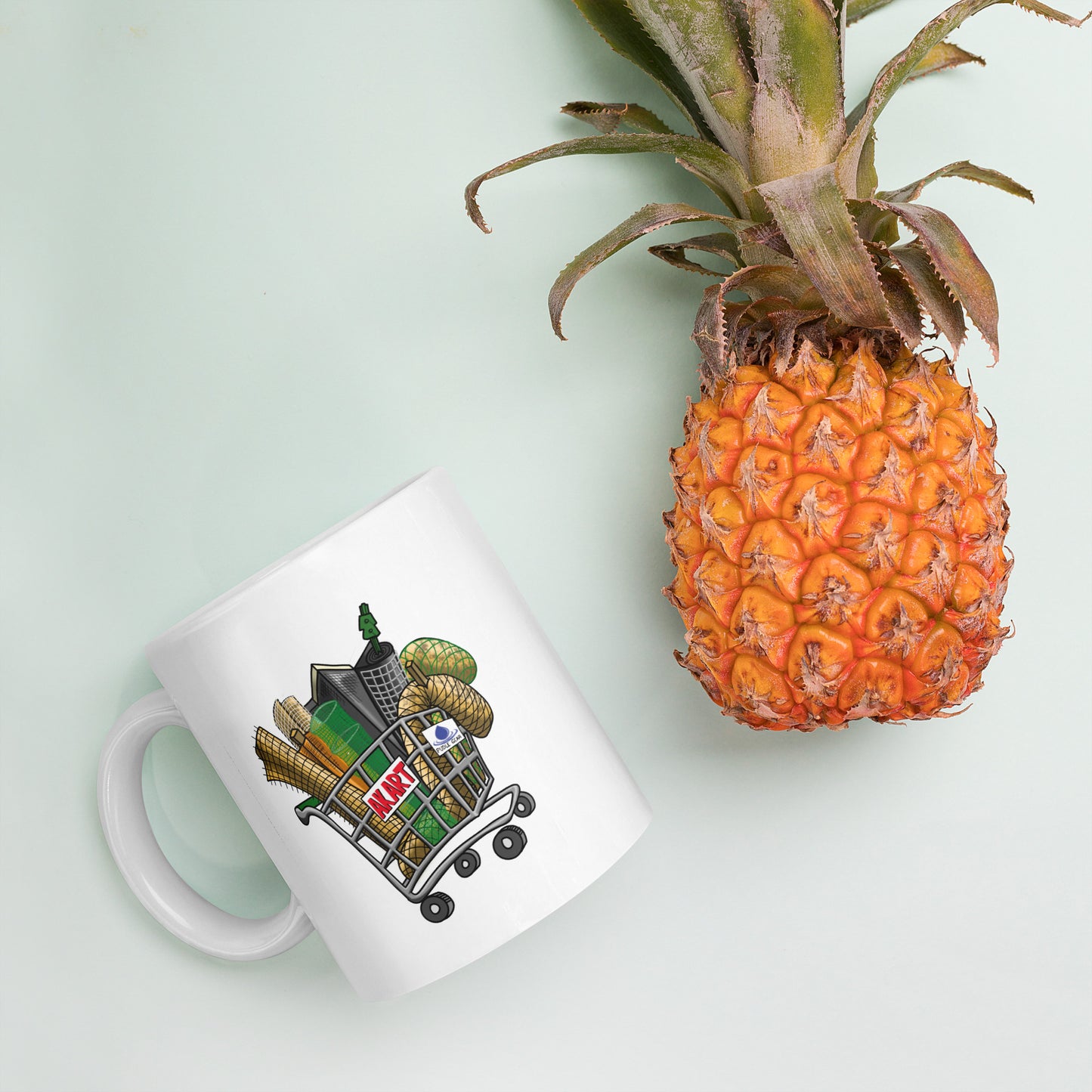 AKART - White glossy mug
