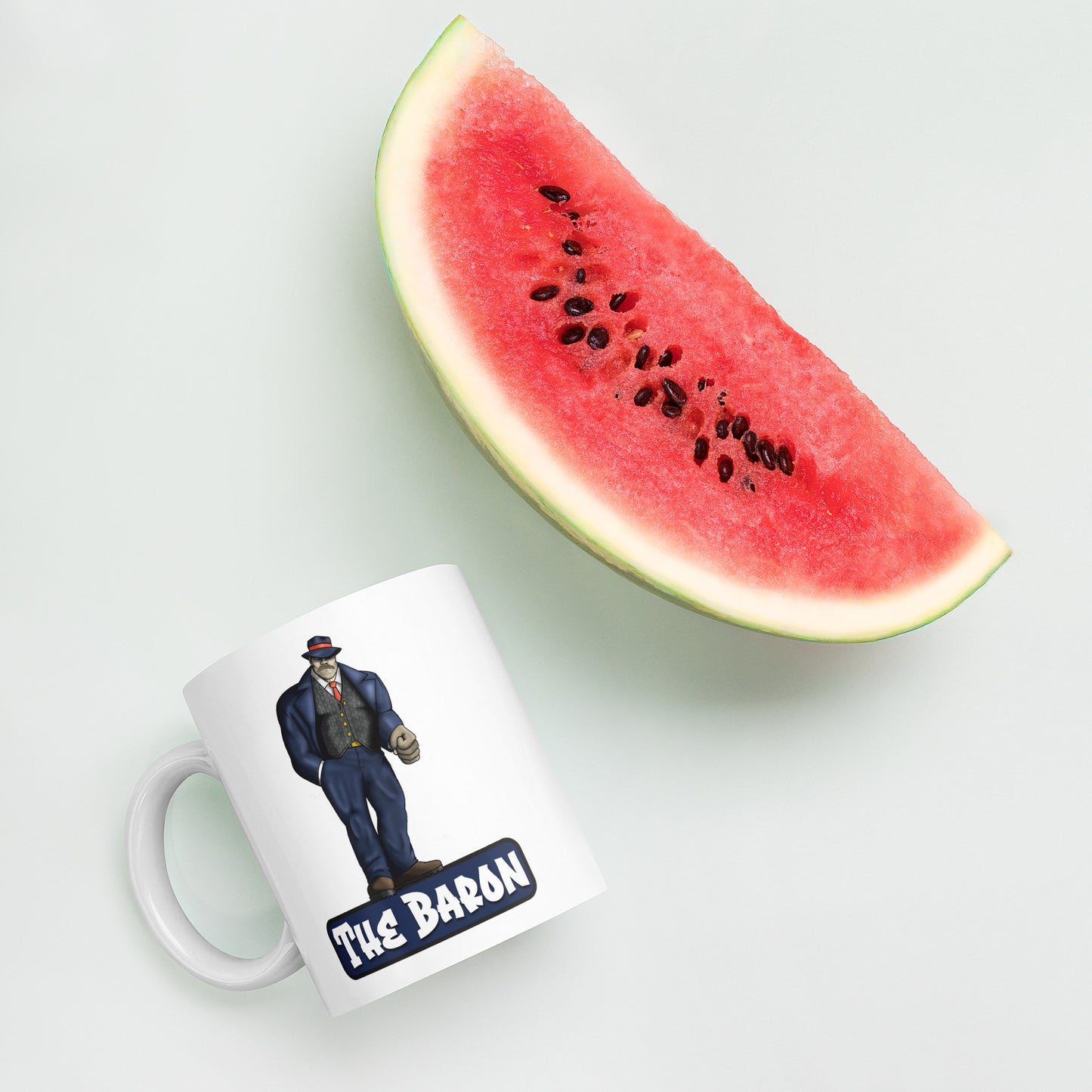 Degraders: The Baron - White glossy mug