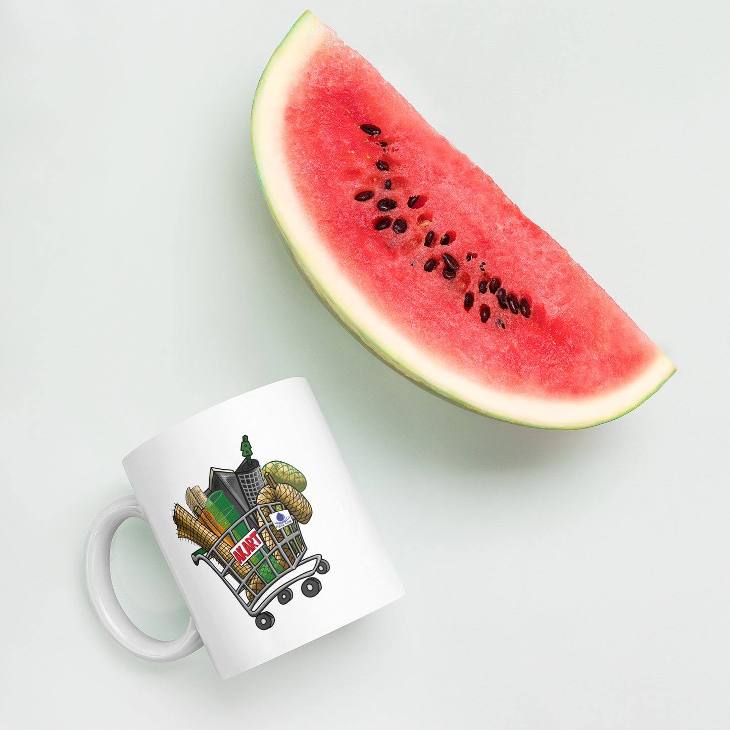 AKART - White glossy mug