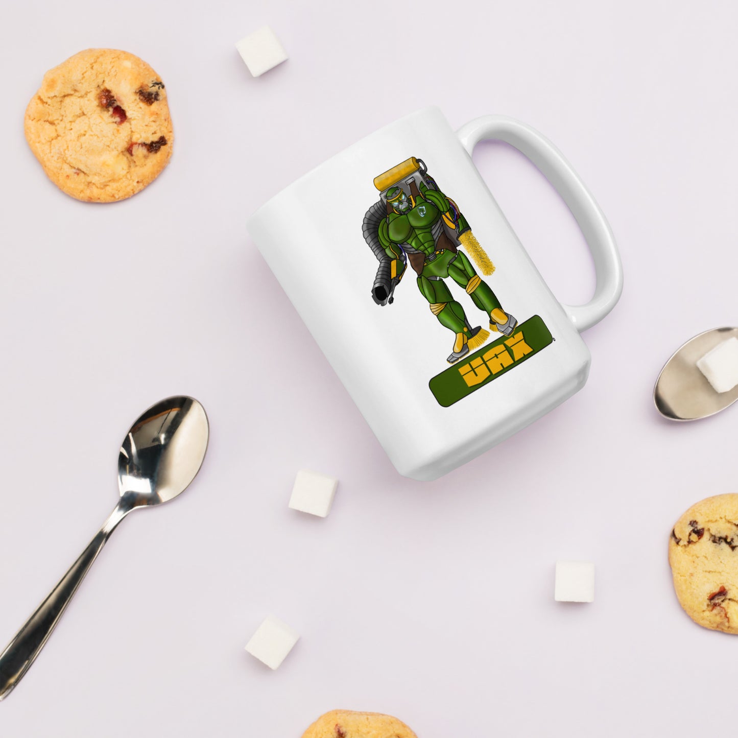 Stormwater Defenders: Vax - White glossy mug