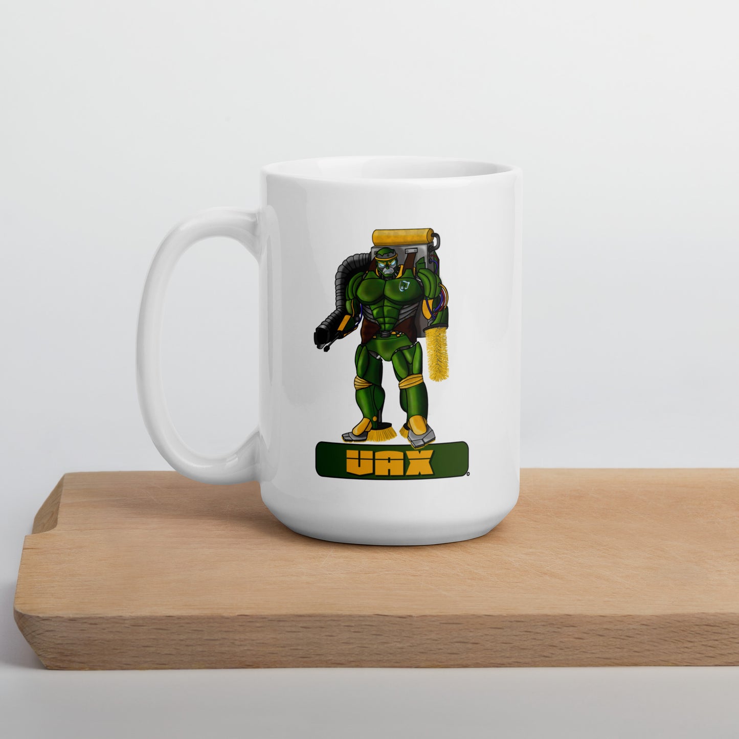 Stormwater Defenders: Vax - White glossy mug