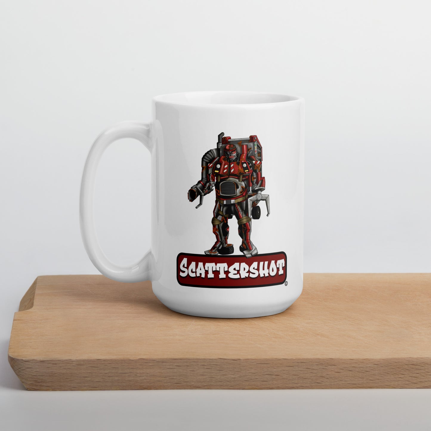 Degraders: Scattershot - White glossy mug