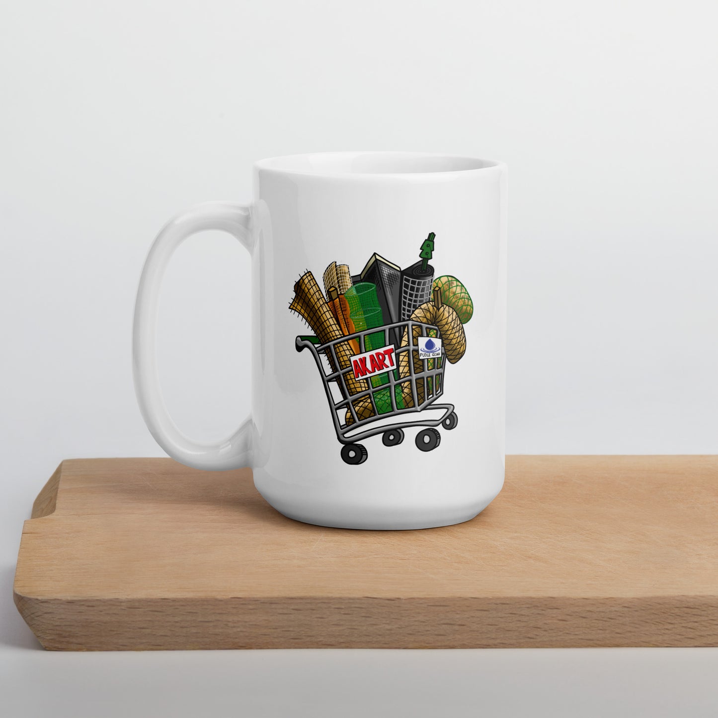 AKART - White glossy mug