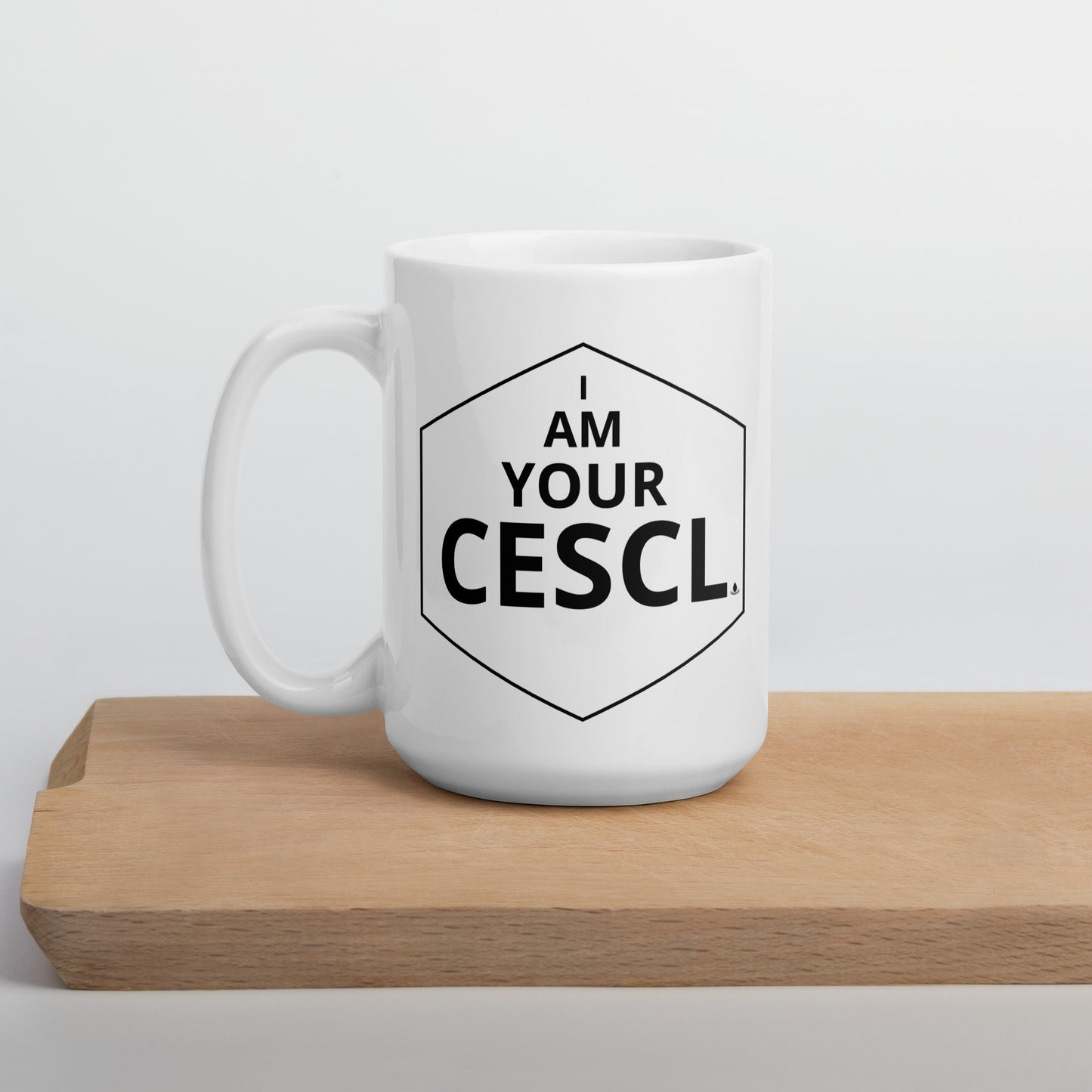 I AM YOUR CESCL - White glossy mug