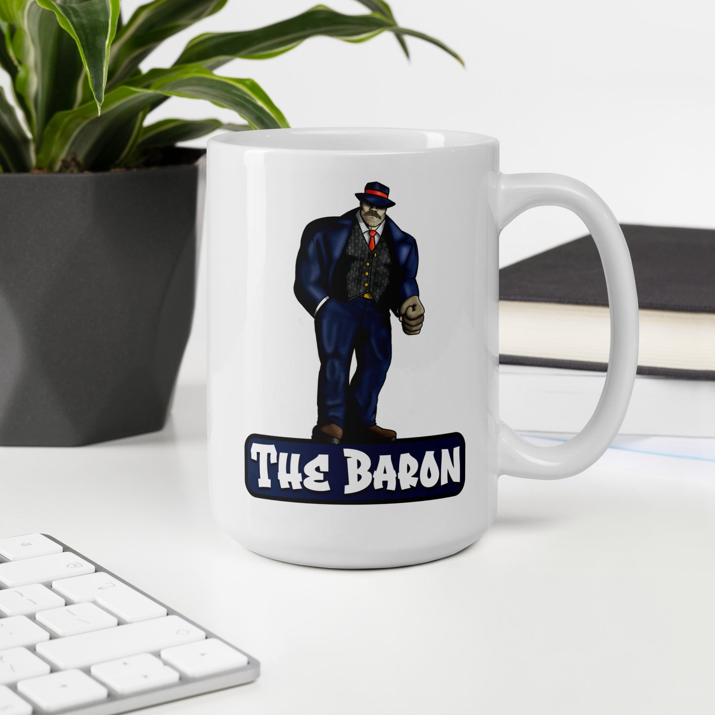 Degraders: The Baron - White glossy mug