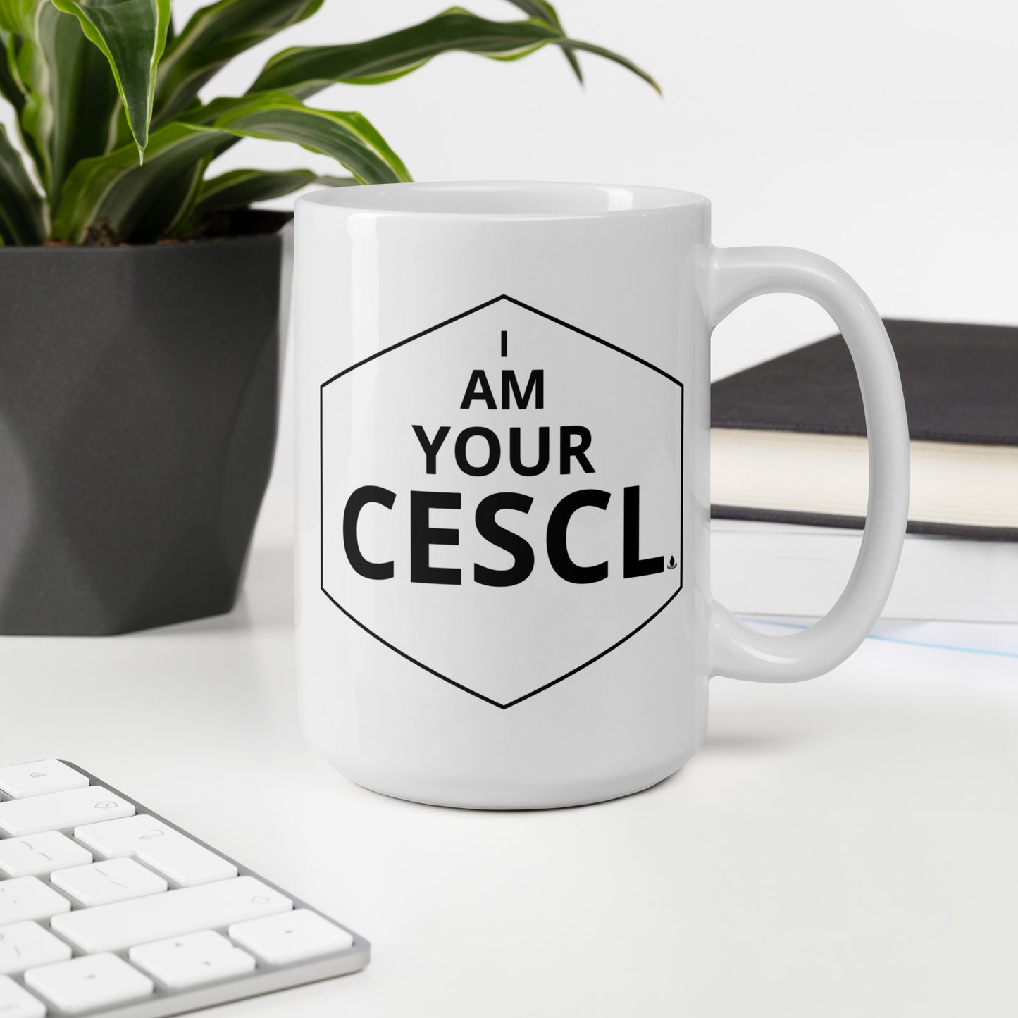 I AM YOUR CESCL - White glossy mug