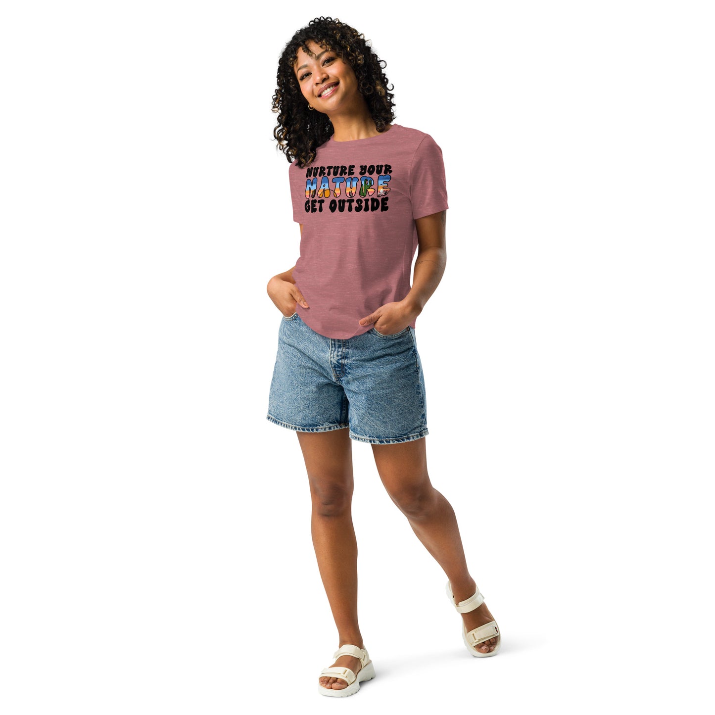 Nurture Your Nature (desert) - Women's Relaxed T-Shirt