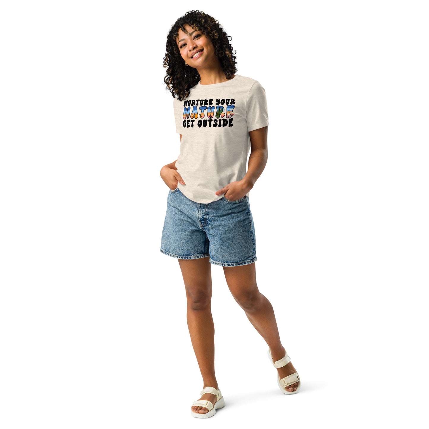 Nurture Your Nature (desert) - Women's Relaxed T-Shirt