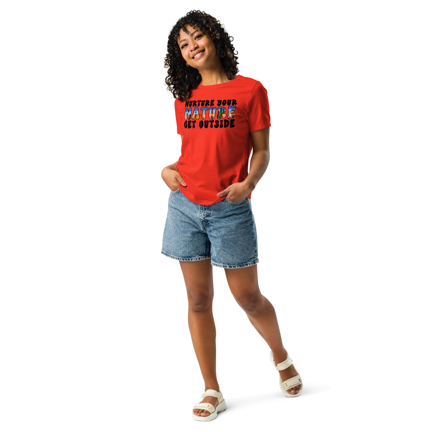 Nurture Your Nature (desert) - Women's Relaxed T-Shirt