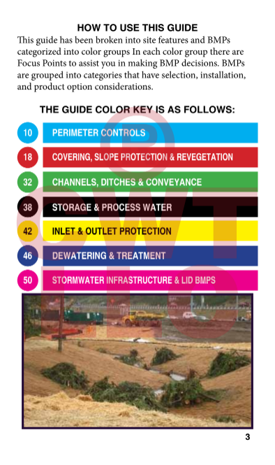 CWT Erosion and Sediment Control BMP Pocket Guide
