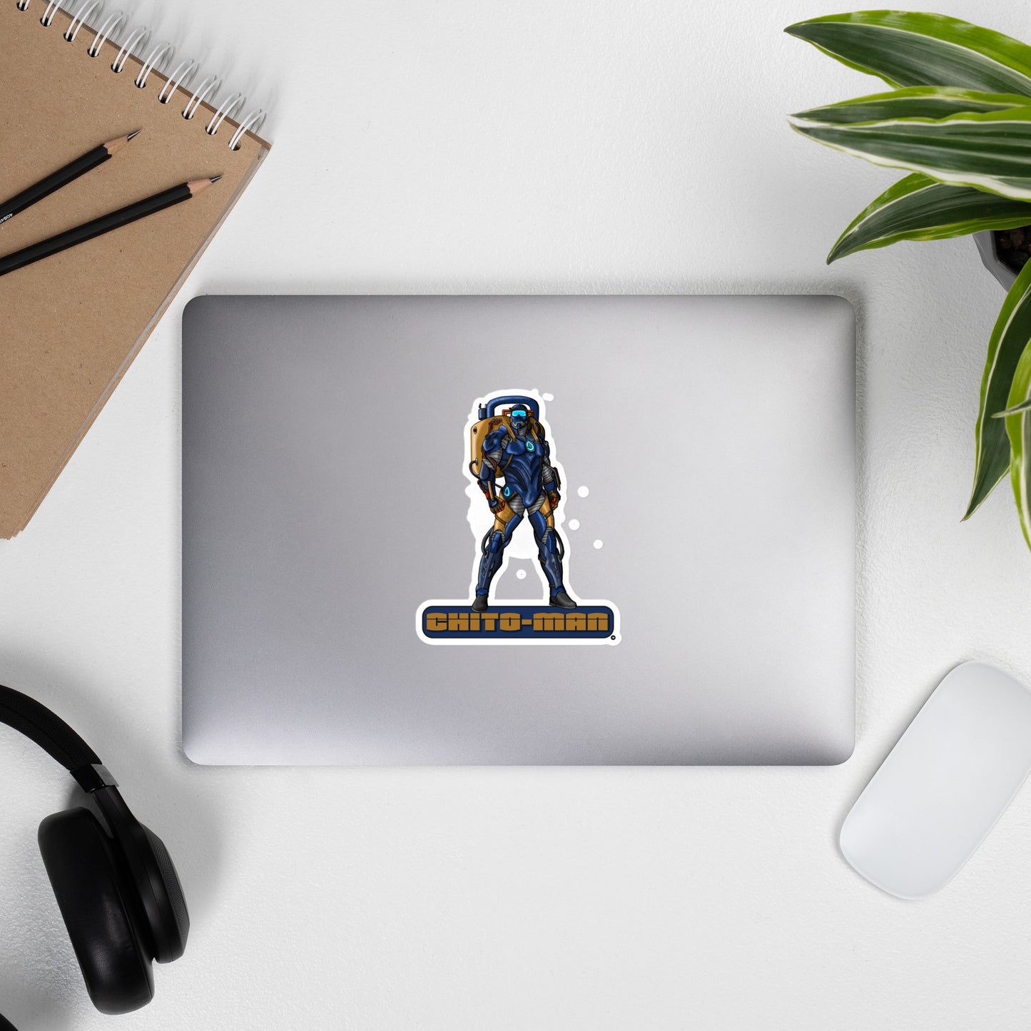 Stormwater Defenders: Chito-Man - Bubble free vinyl Sticker